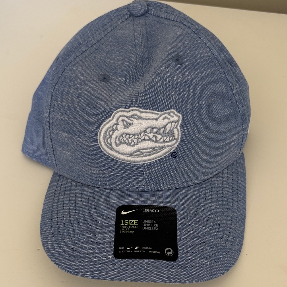 Nike Heather Blue Cap with Florida Gator Logo